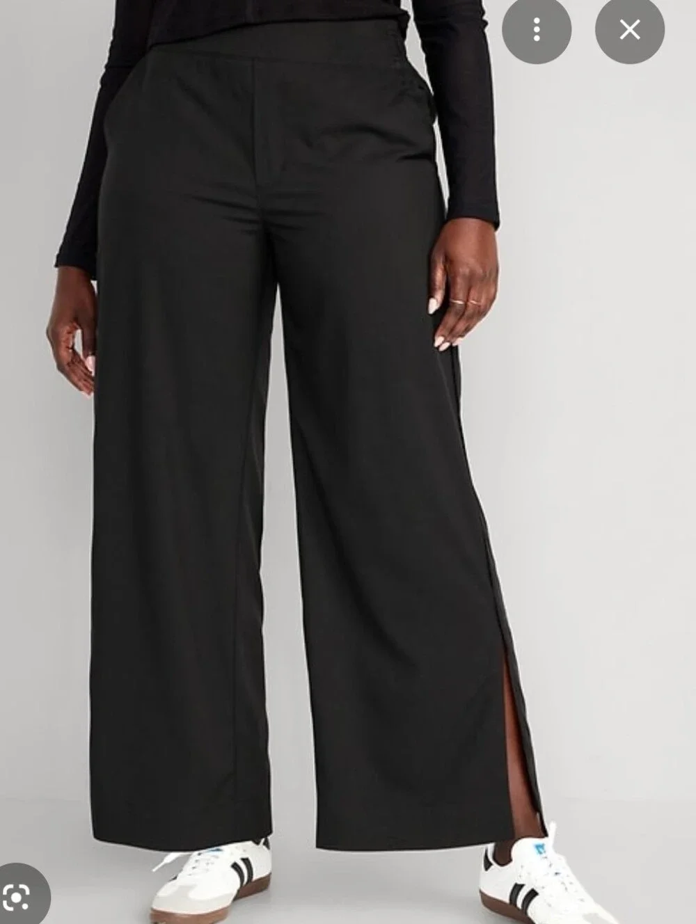 Old Navy High-Waisted StretchTech Wide-Leg Pants - Picture 1 of 12